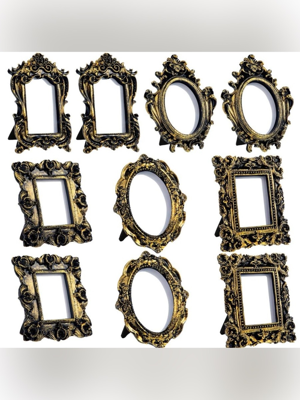 Maitys 10 Pcs Mini Picture Vintage Frames